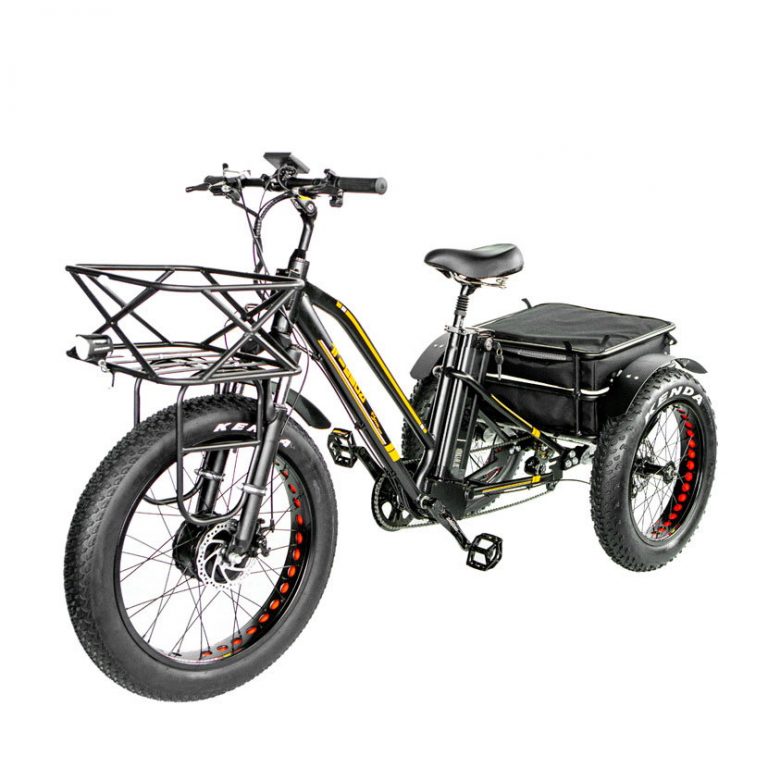 Bpm Bikes | T-950 | Fat Tire Electric Tricycle | Rear Storage