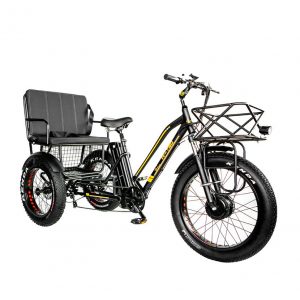 Bpm Bikes | R-750X | Rickshaw Electric Fat Tire Tricycle