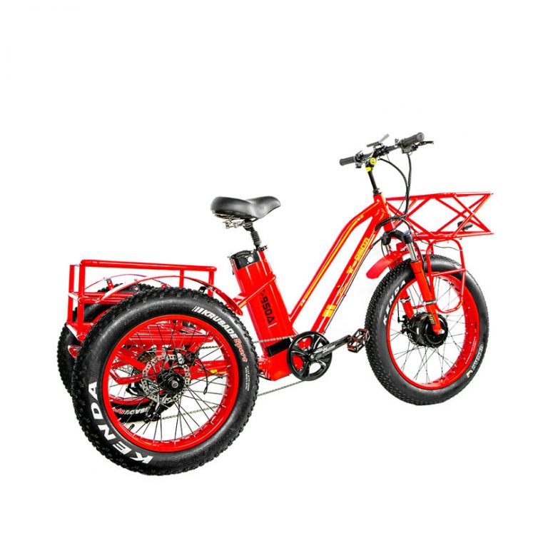 Bpm Bikes | T-950 | Fat Tire Electric Tricycle | Rear Storage